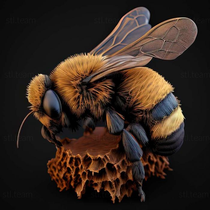 3D модель Bombus rupestris (STL)